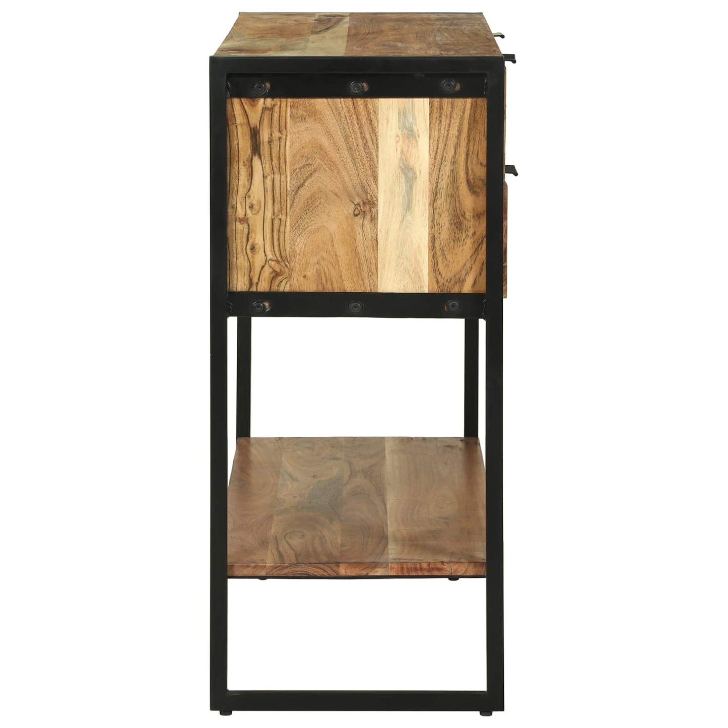 Konsolbord med skuffe Brun 90 x 35 x 80 cm Massivt Akacietræ