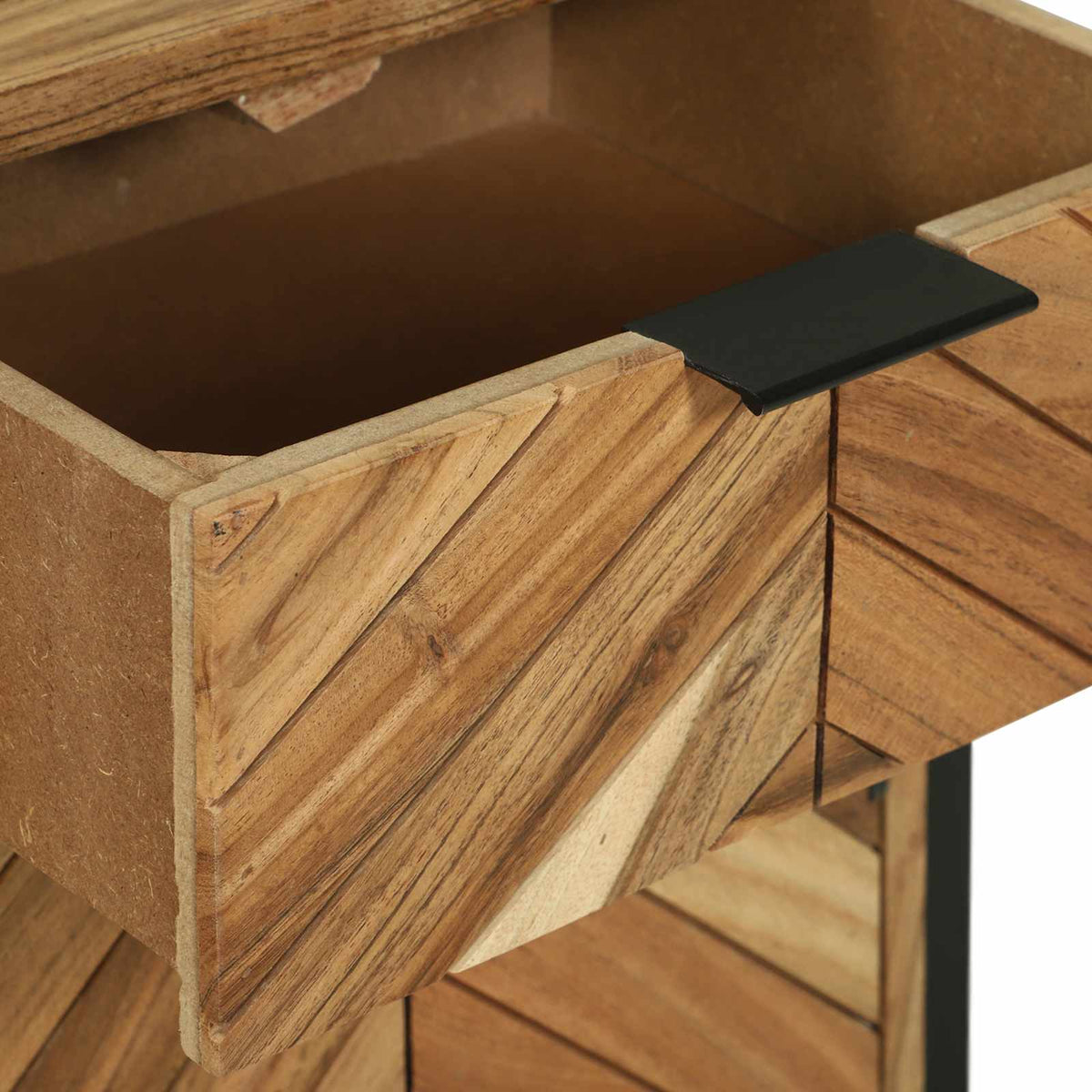 Sideboard 100 x 30 x 75 cm Massivt akacietræ