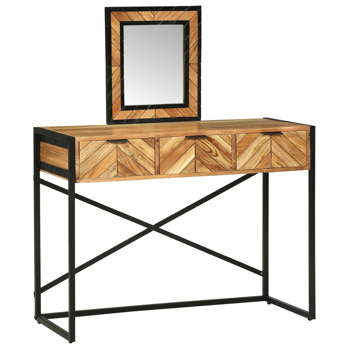 Klædeskab Brun 100 x 40 x 120 cm Massivt Akacietræ