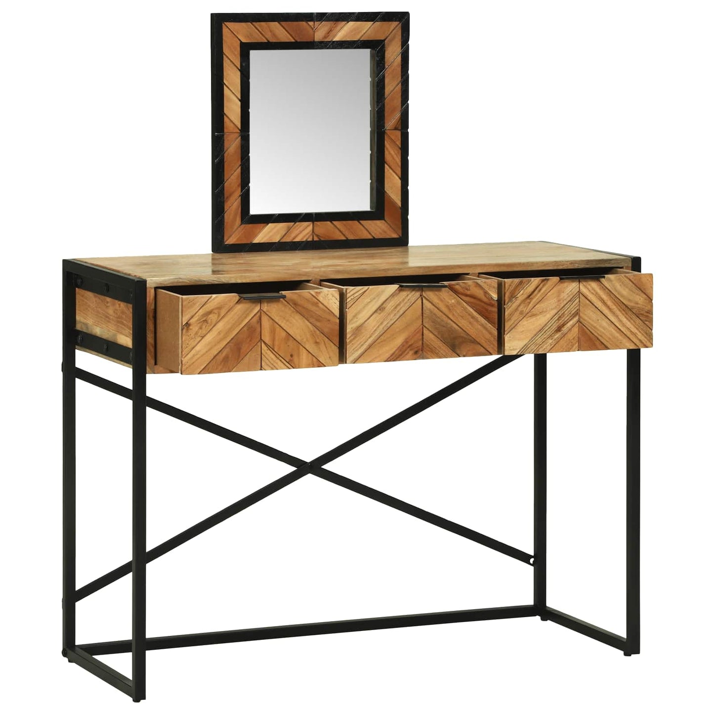 Klædeskab Brun 100 x 40 x 120 cm Massivt Akacietræ