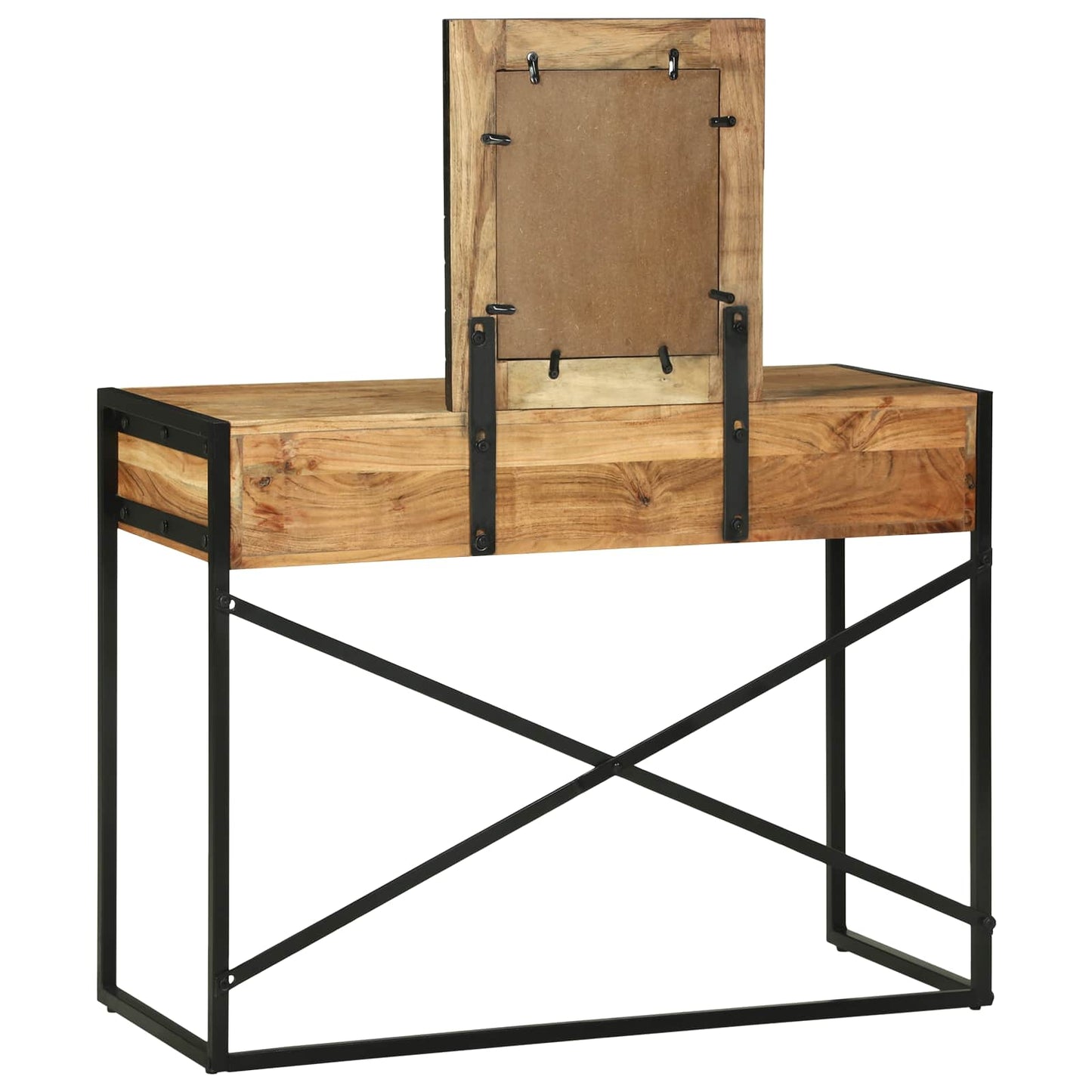 Klædeskab Brun 100 x 40 x 120 cm Massivt Akacietræ