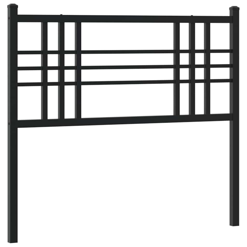 udskiftningsgavl 100 cm metal sort
