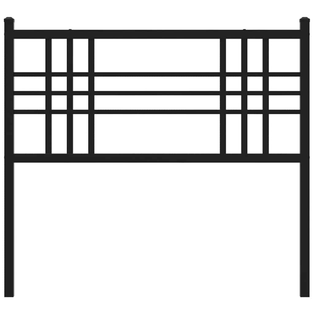 udskiftningsgavl 100 cm metal sort