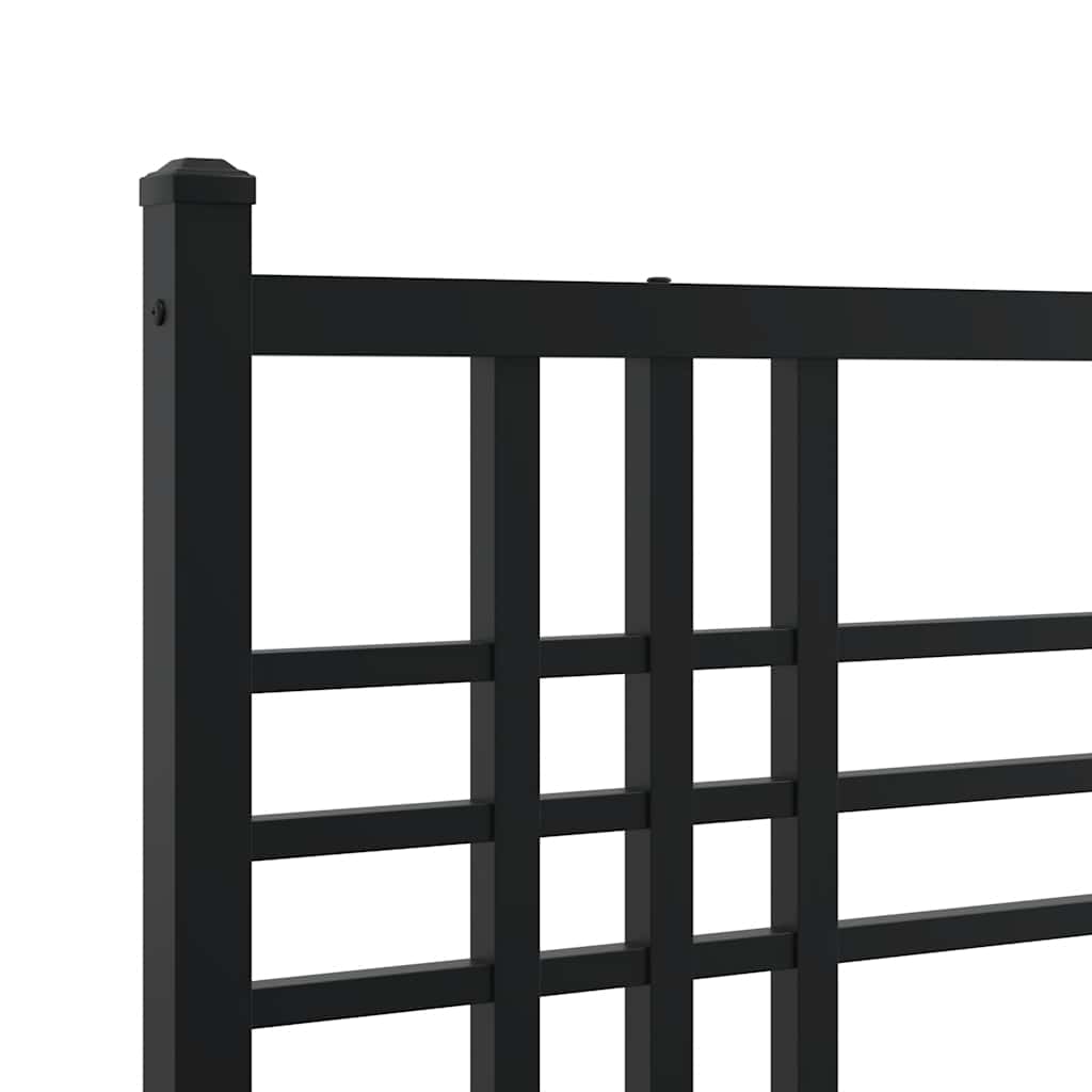 udskiftningsgavl 100 cm metal sort