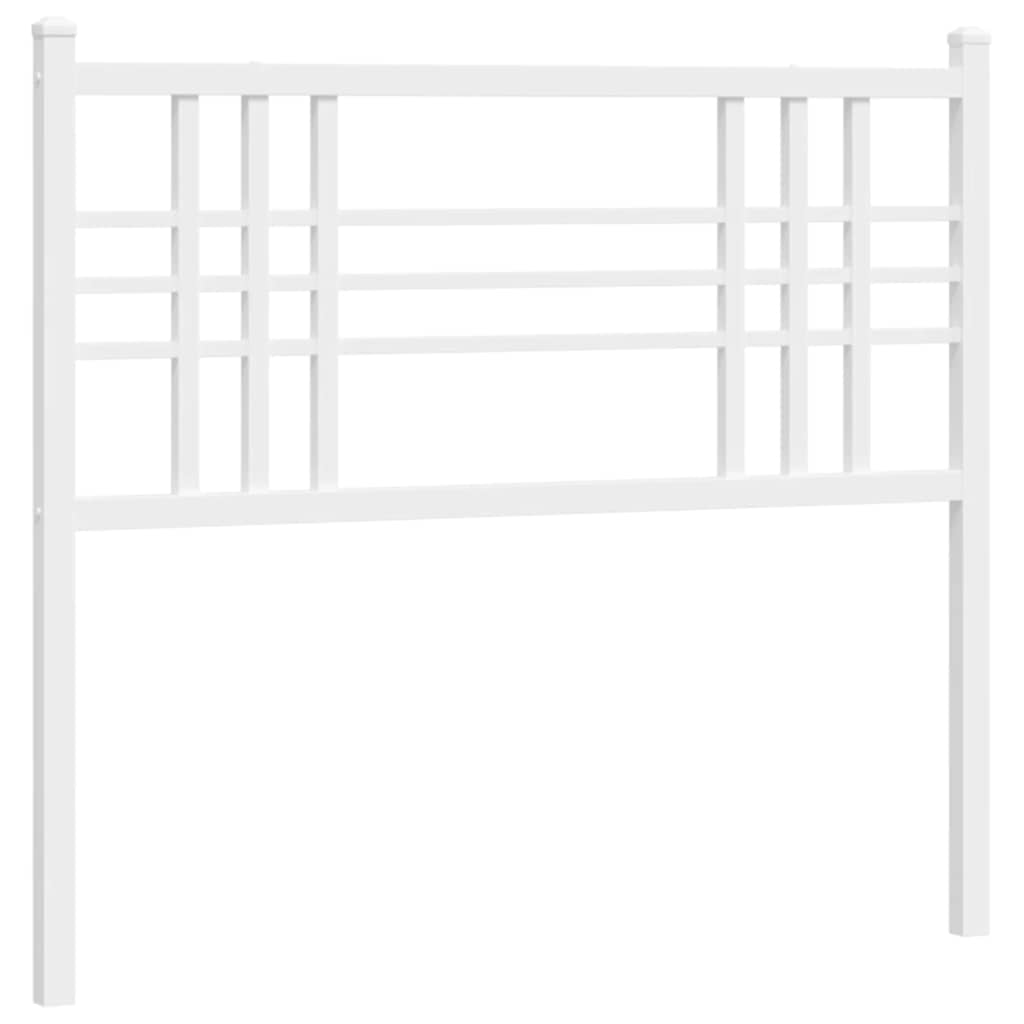 udskiftningsgavl 100 cm metal hvid