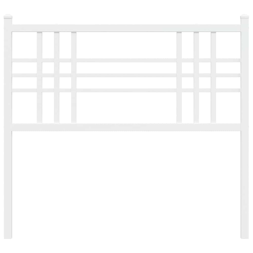 udskiftningsgavl 100 cm metal hvid