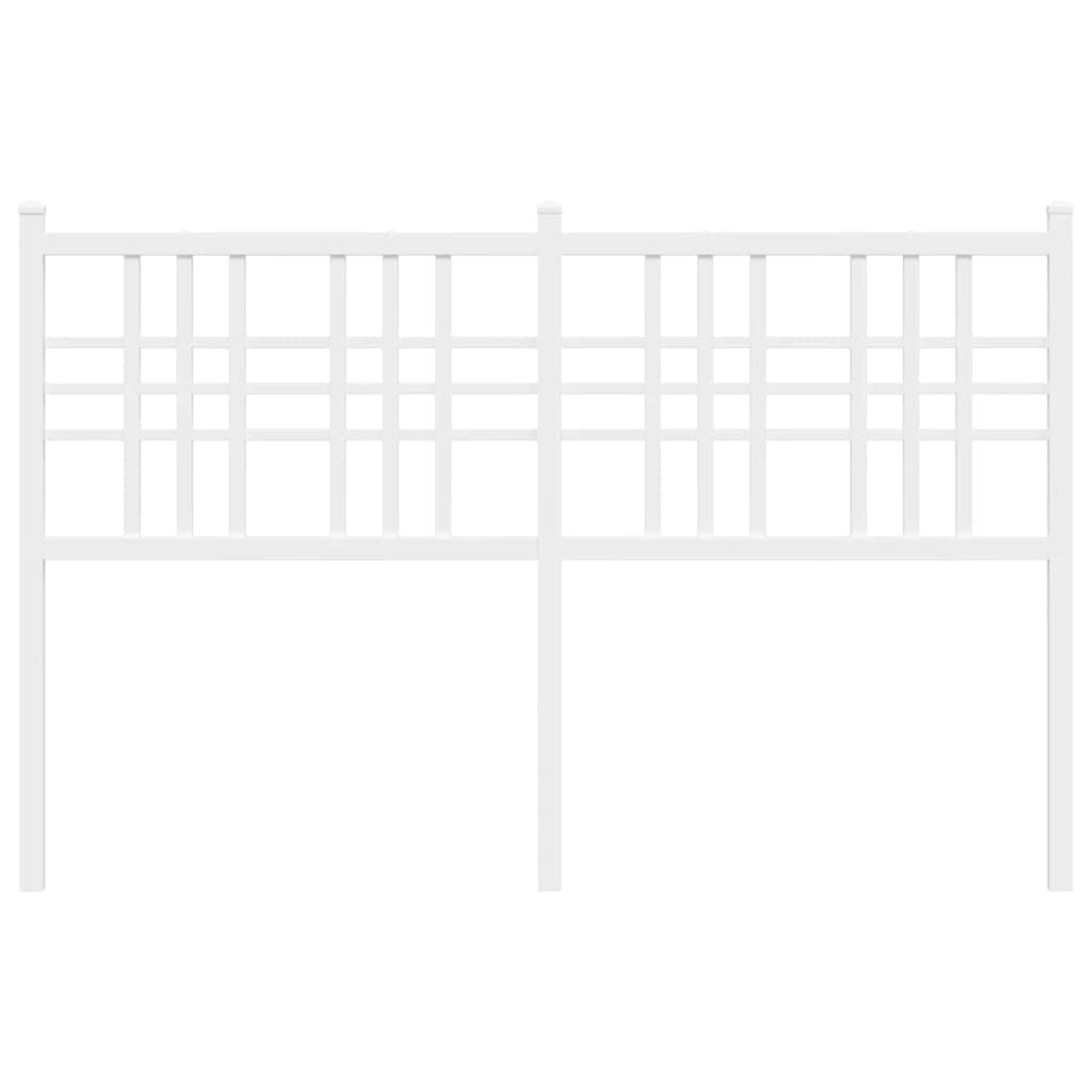 udskiftningsgavl 120 cm metal hvid