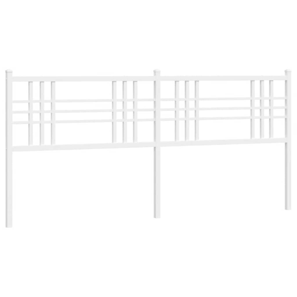 udskiftningsgavl 180 cm metal hvid