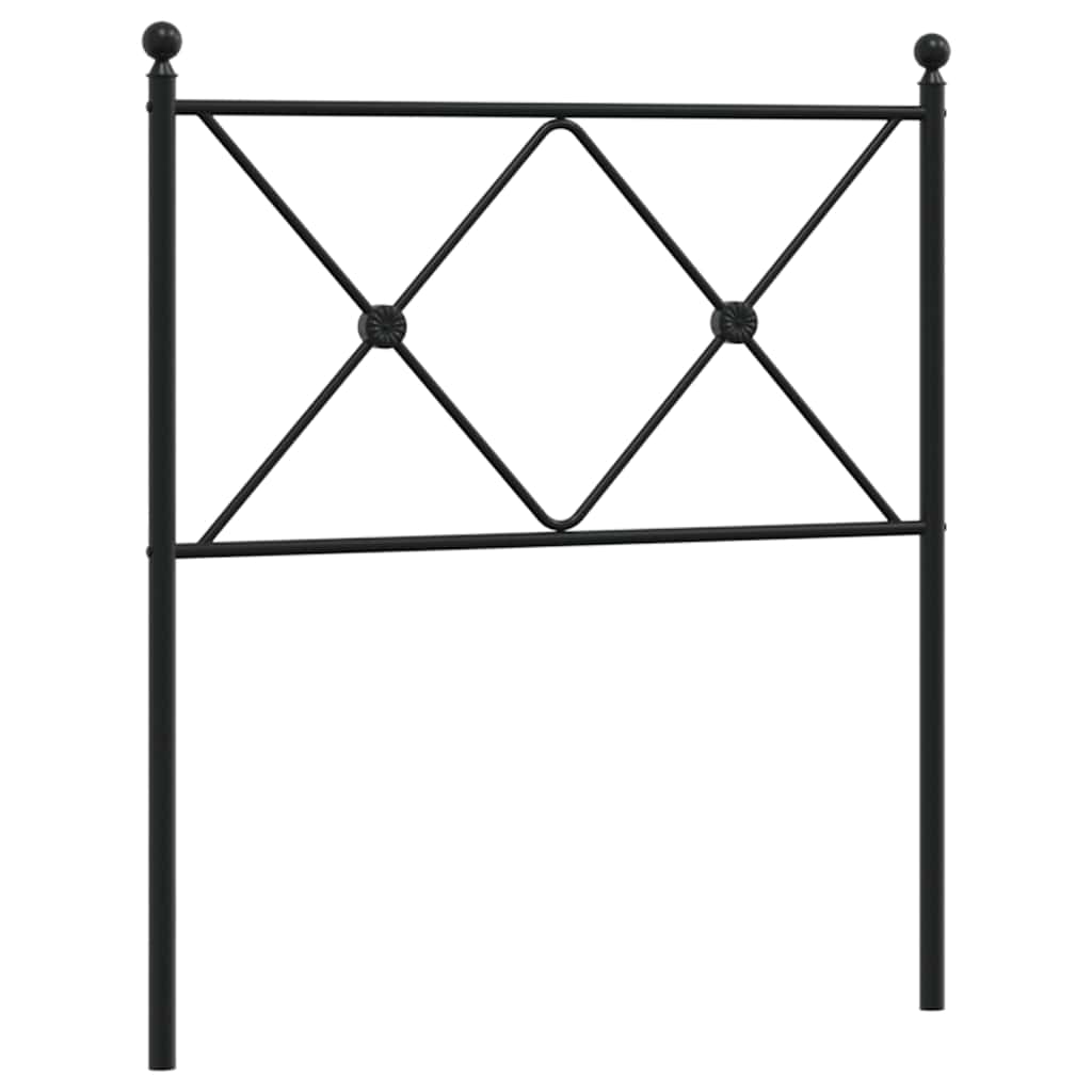 udskiftningsgavl 80 cm metal sort