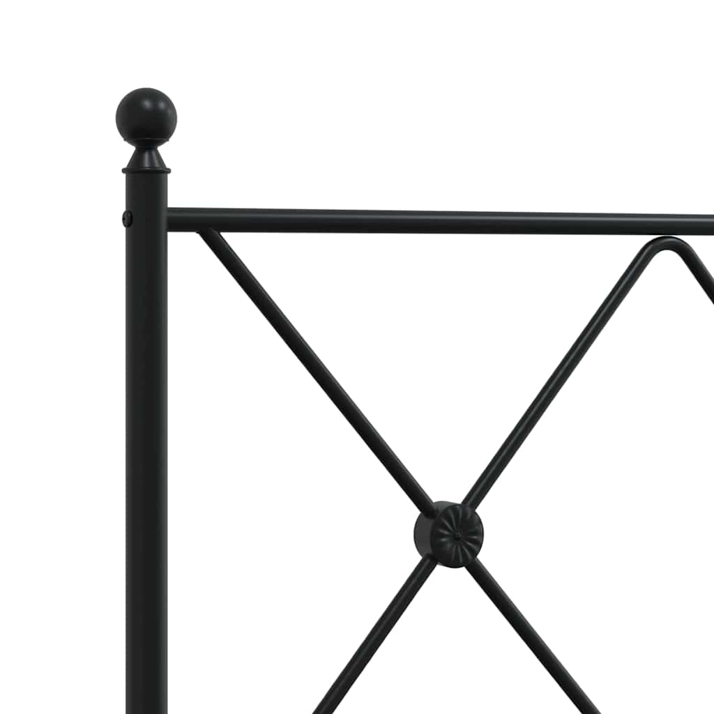 udskiftningsgavl 100 cm metal sort