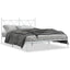 sengeramme med sengegavl 140x190 cm metal hvid