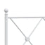 udskiftningsgavl 75 cm metal hvid