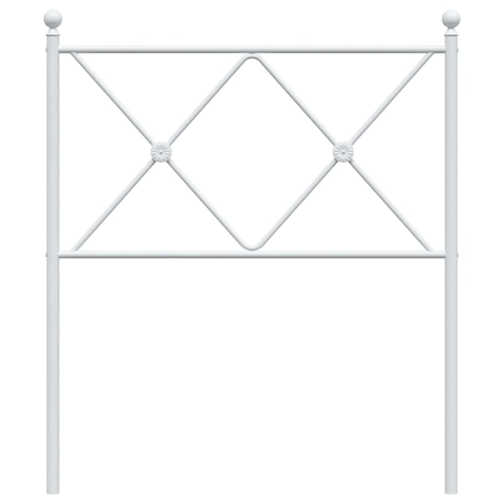 udskiftningsgavl 80 cm metal hvid