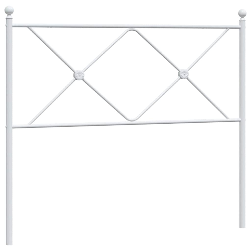 udskiftningsgavl 100 cm metal hvid