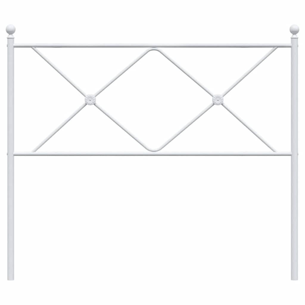 udskiftningsgavl 100 cm metal hvid