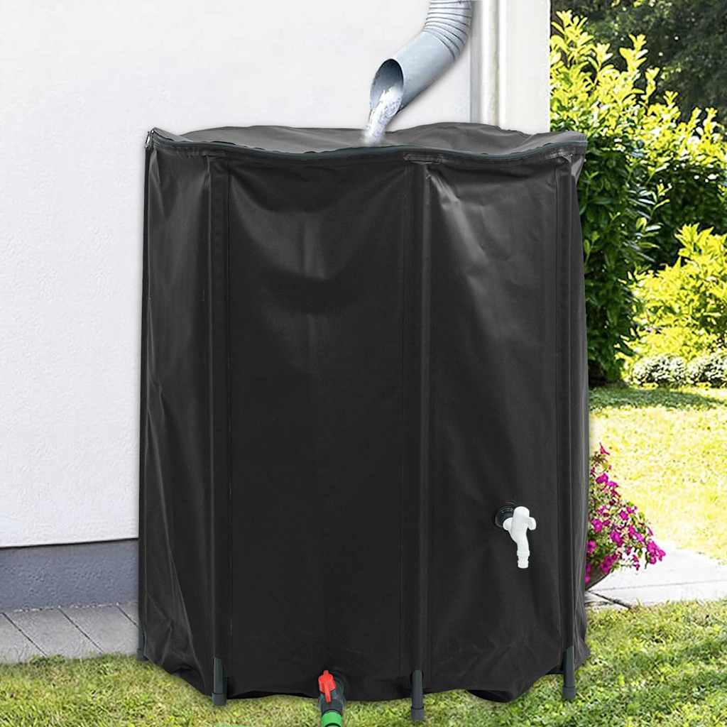 vandtank med hane sammenfoldelig 1250 l PVC
