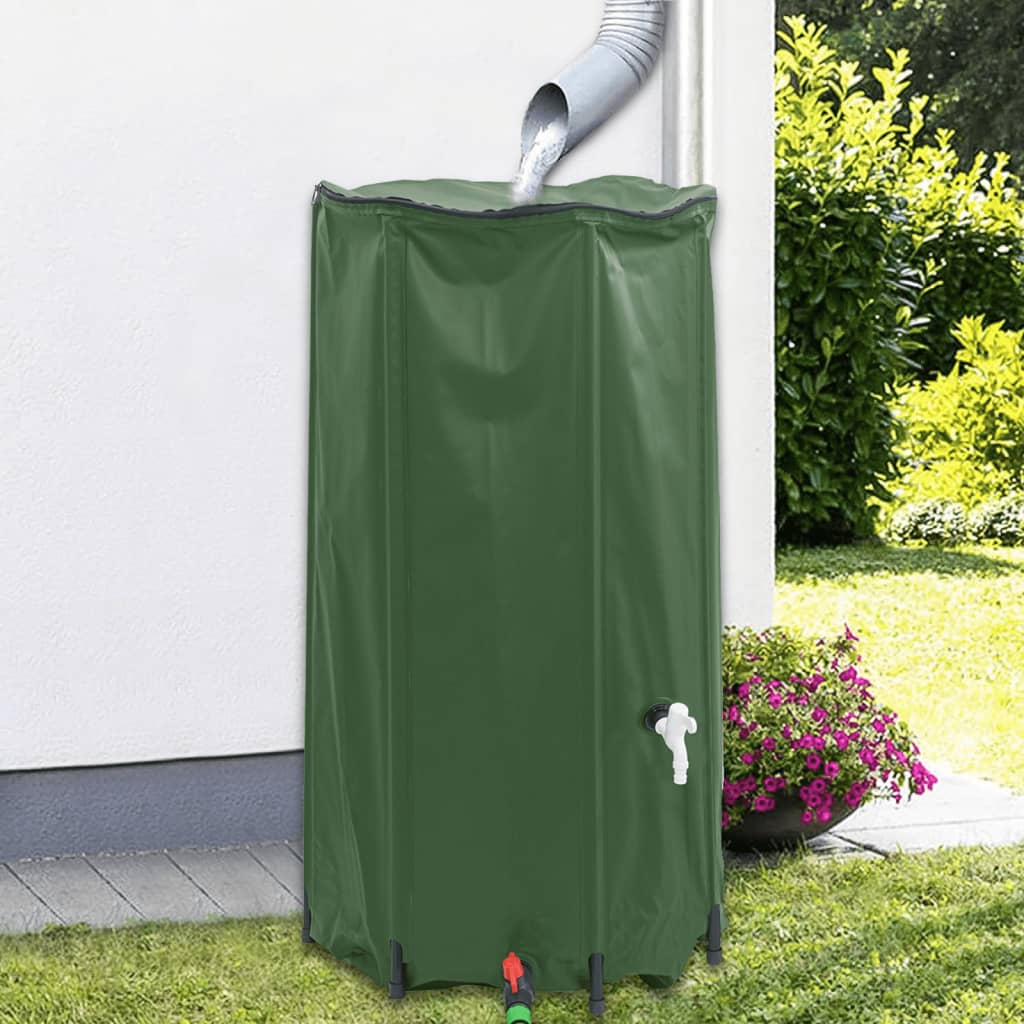 vandtank med hane sammenfoldelig 100 l PVC
