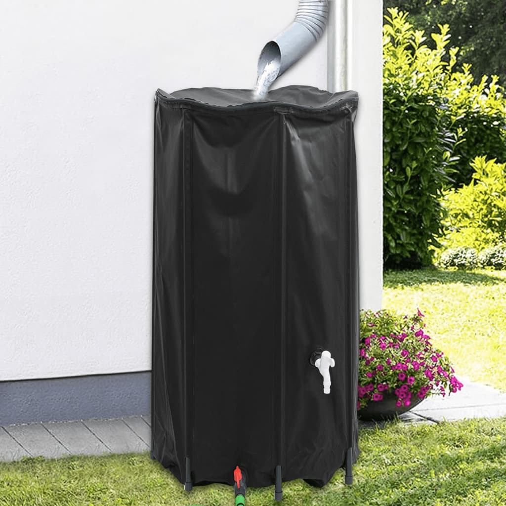 vandtank med hane sammenfoldelig 380 l PVC