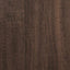 tv-bord 206,5x28,5x95 cm konstrueret træ brun egetræsfarve