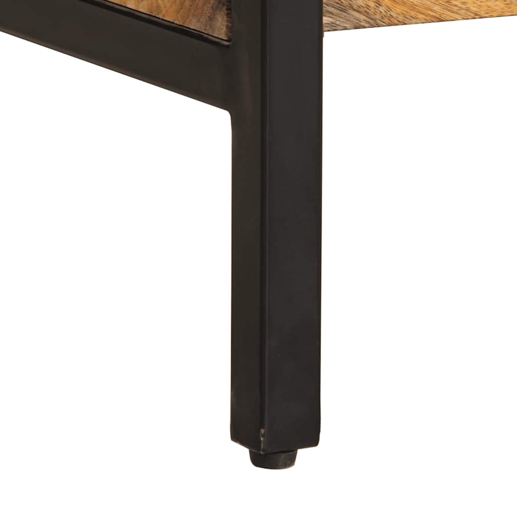 konsolbord 140x35x70 cm massivt mangotræ