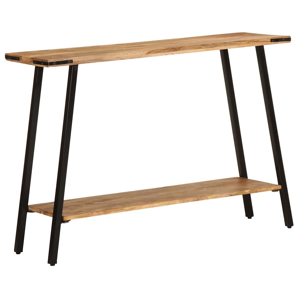 konsolbord 110x30x75 cm massivt mangotræ