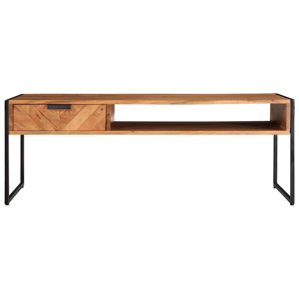 sofabord 811x55x40 cm massivt akacietræ