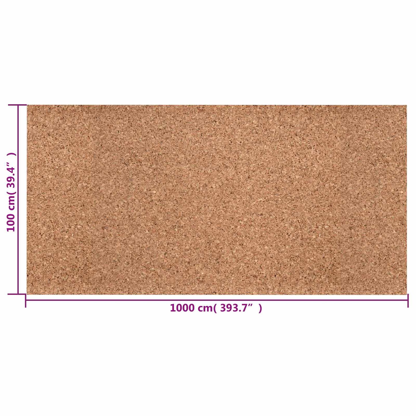 Kork rolle Brun 100 x 1000 x 0,8 cm Kork