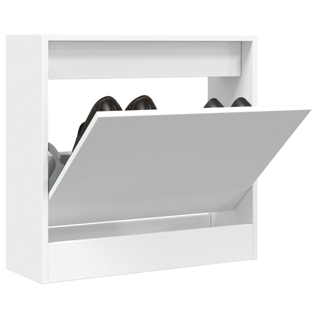 skoreol 60x21x57 cm konstrueret træ hvid