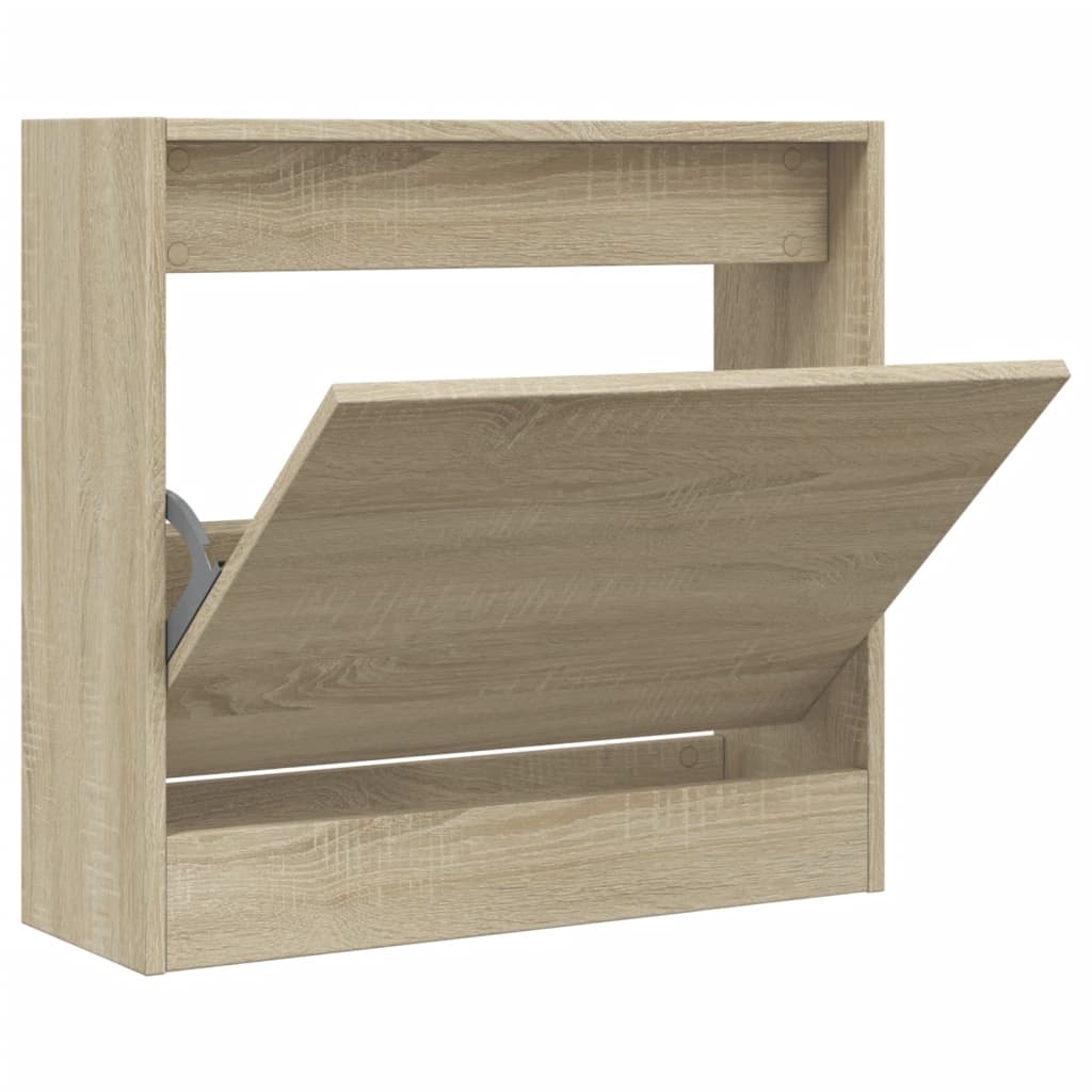 skoreol 60x21x57 cm konstrueret træ sonoma-eg