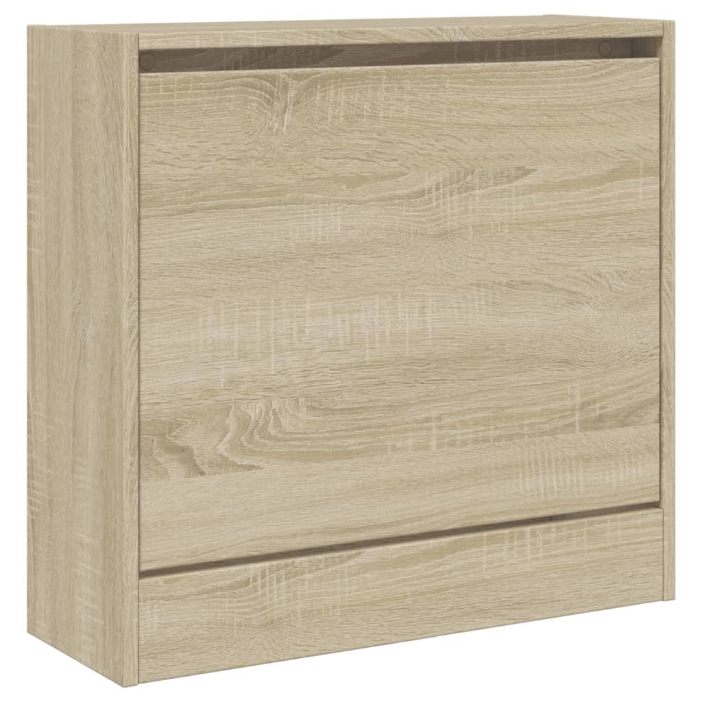 skoreol 60x21x57 cm konstrueret træ sonoma-eg