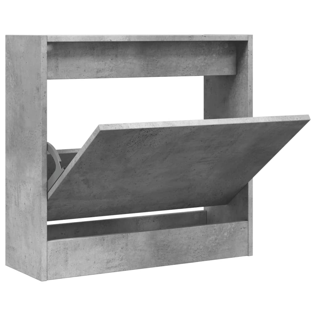skoreol 60x21x57 cm konstrueret træ betongrå