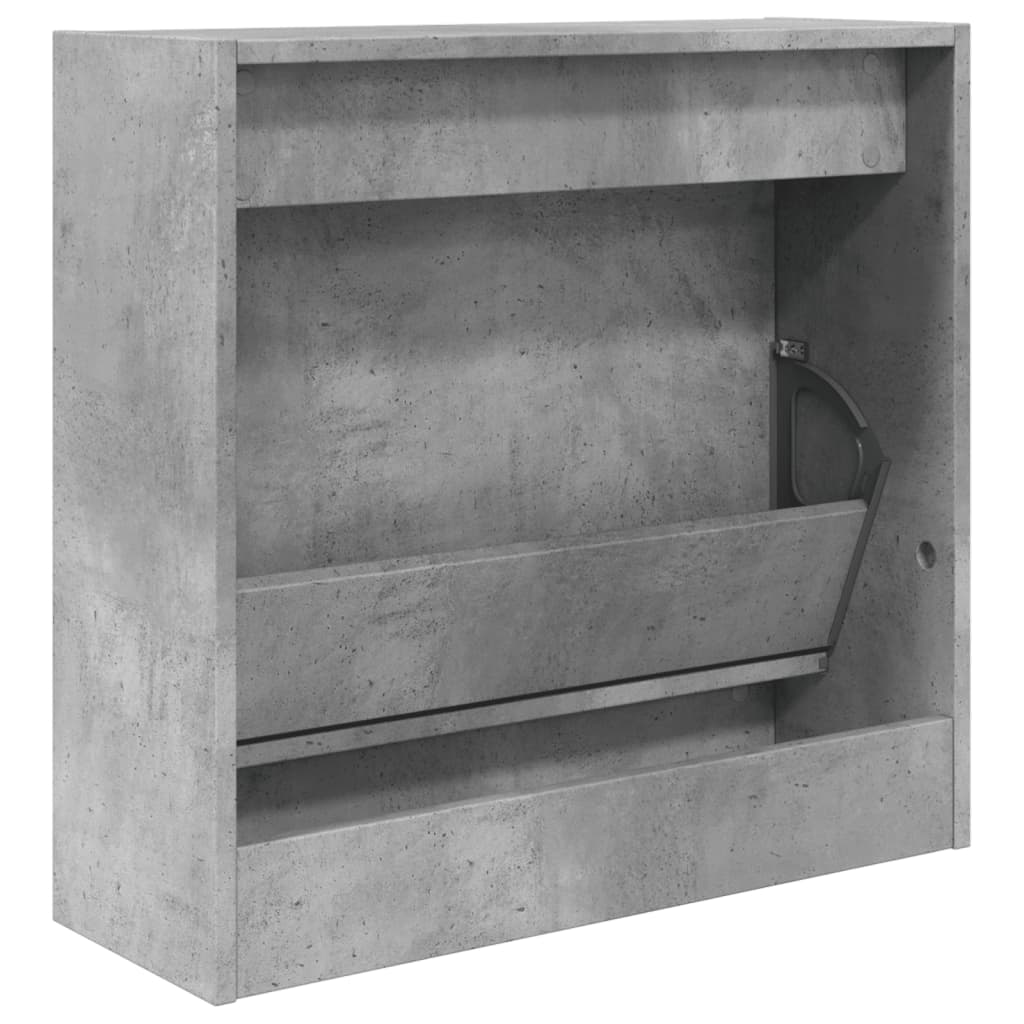 skoreol 60x21x57 cm konstrueret træ betongrå