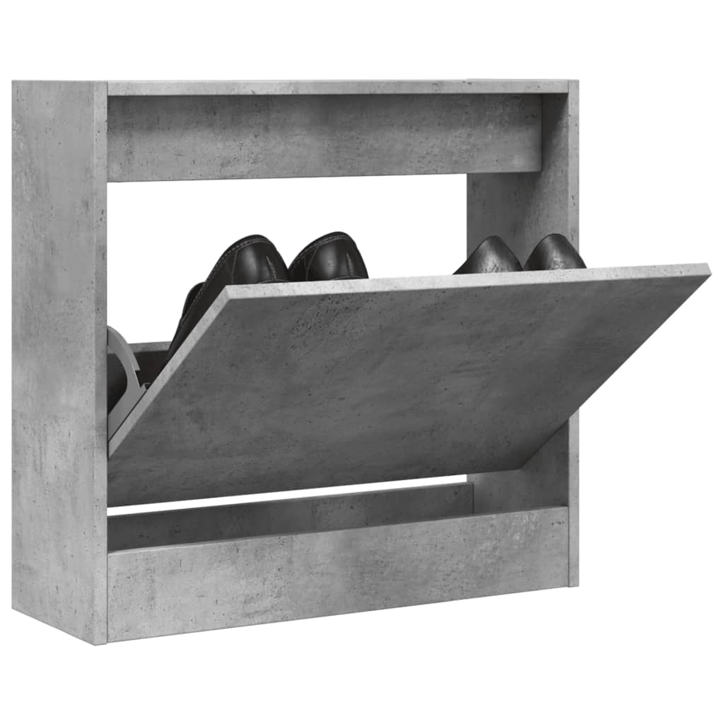 skoreol 60x21x57 cm konstrueret træ betongrå