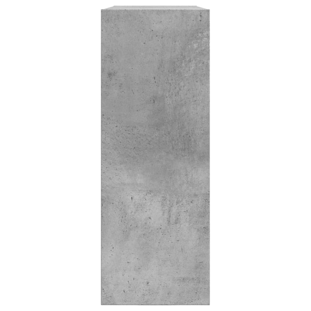 skoreol 80x21x57 cm konstrueret træ betongrå