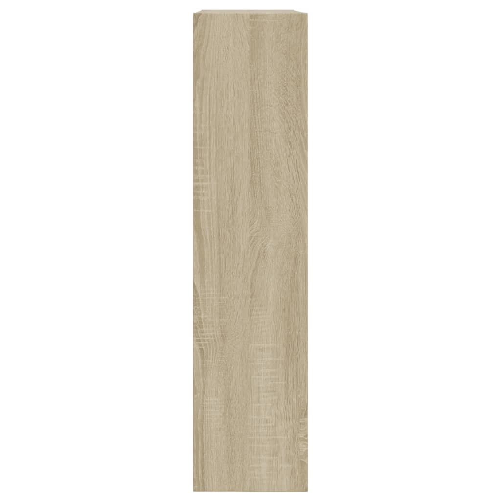 skoreol 80x21x87,5 cm konstrueret træ sonoma-eg