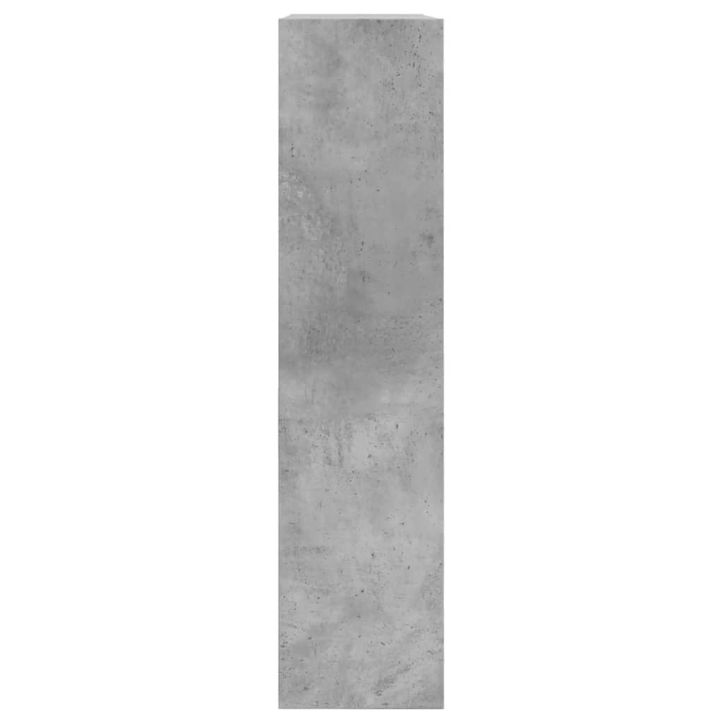 skoreol 80x21x87,5 cm konstrueret træ betongrå