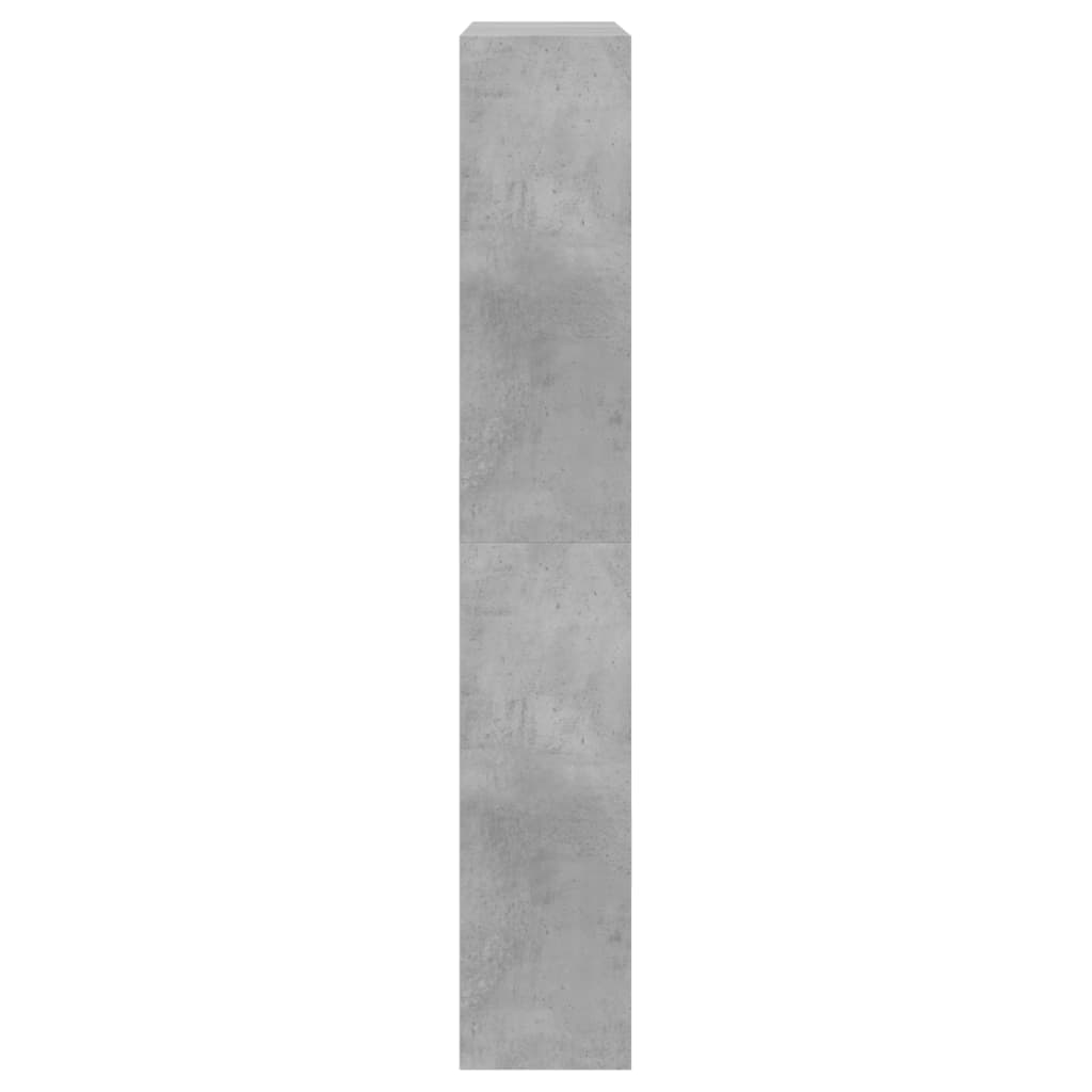 skoreol 80x21x125,5 cm konstrueret træ betongrå