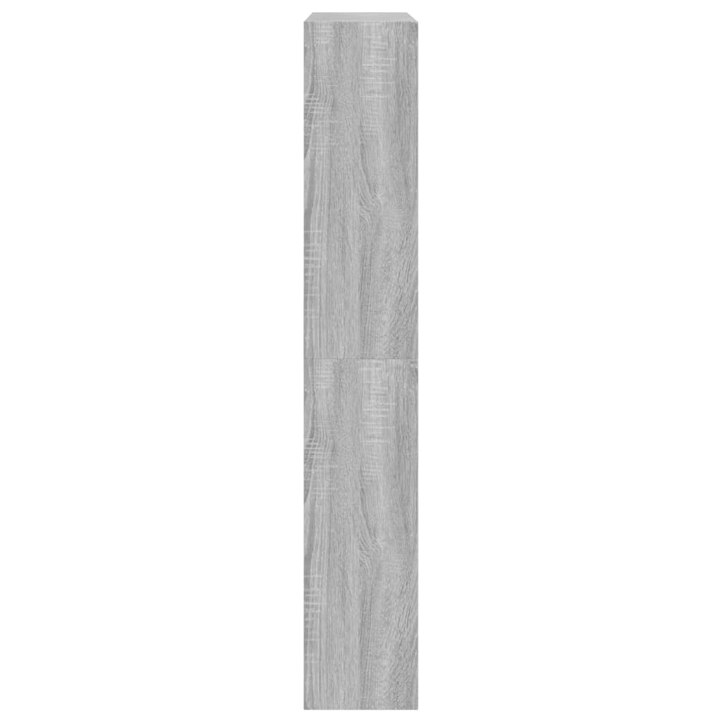 skoreol 80x21x125,5 cm konstrueret træ grå sonoma-eg