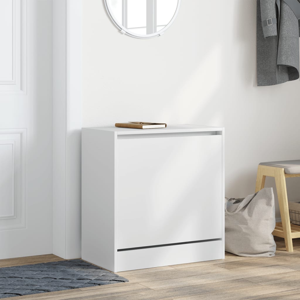 skoreol 60x34x63,5 cm konstrueret træ hvid