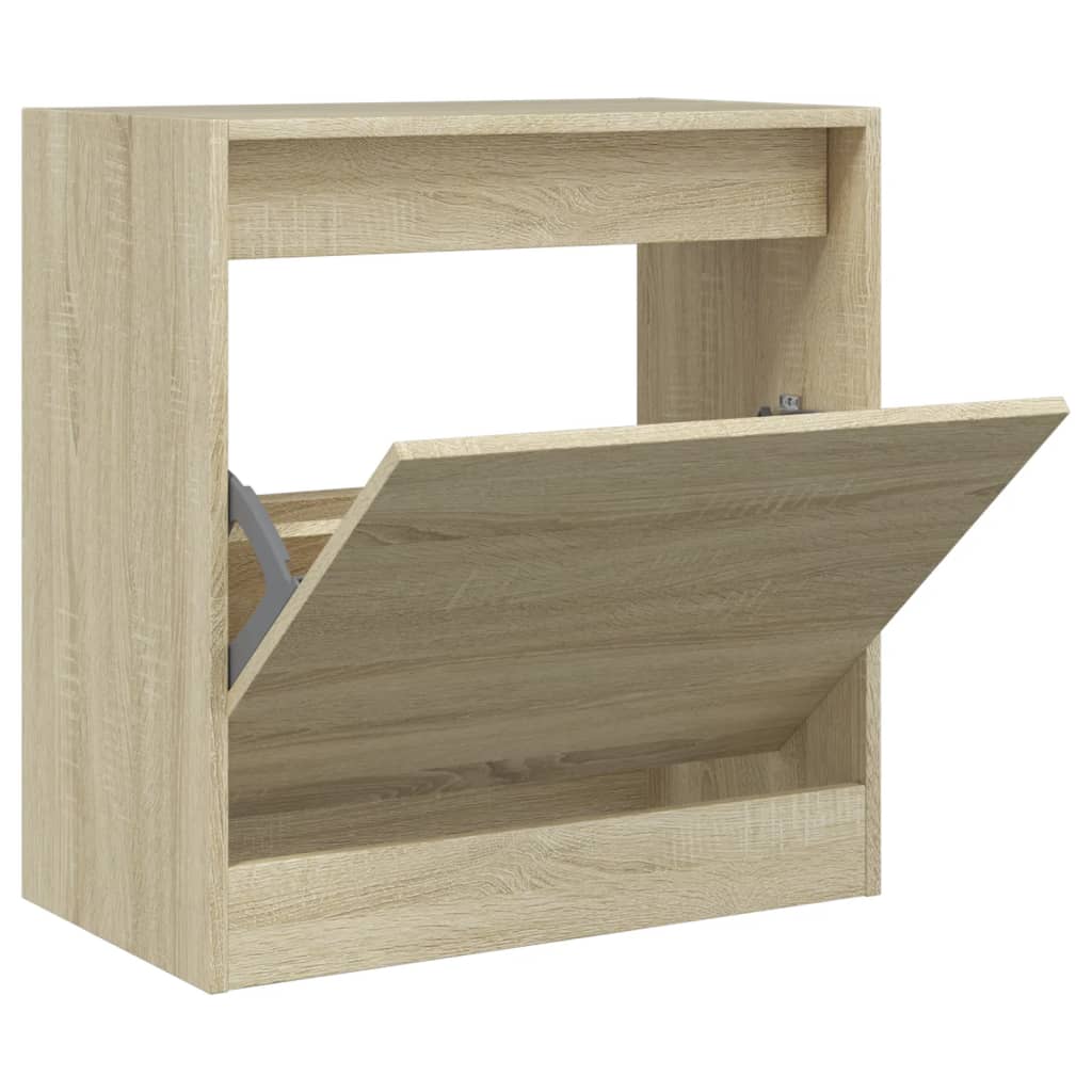 skoreol 60x34x63,5 cm konstrueret træ sonoma-eg