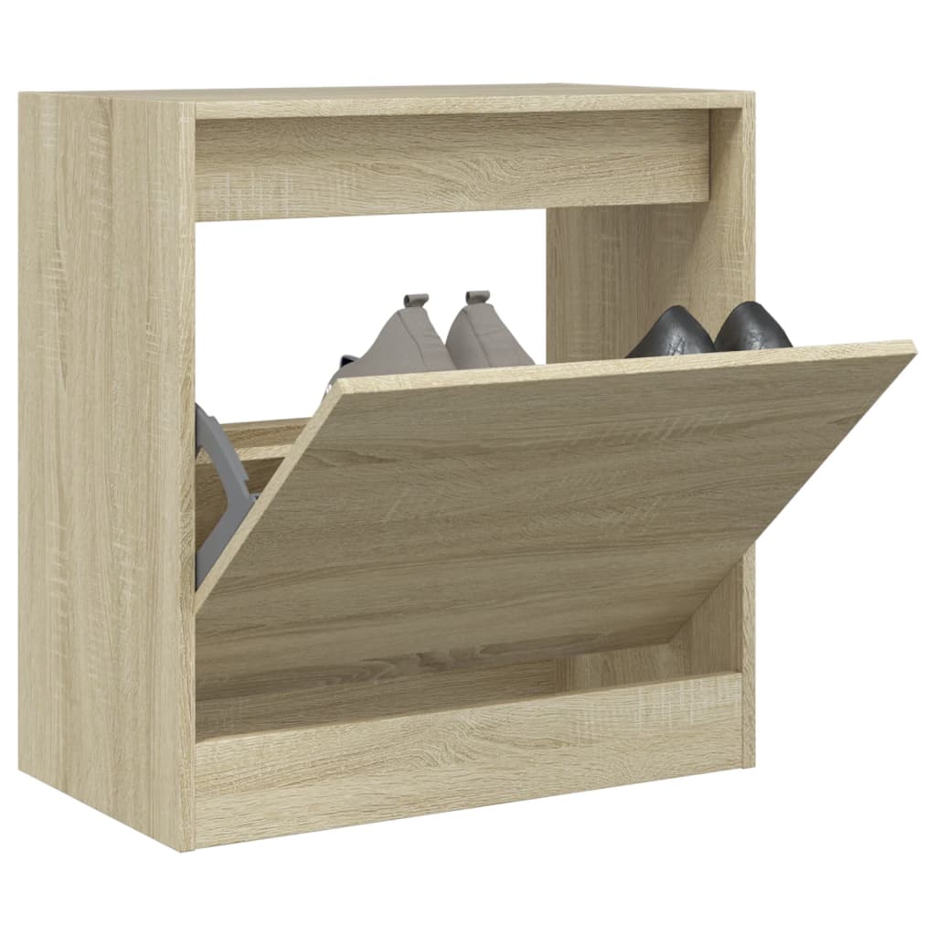 skoreol 60x34x63,5 cm konstrueret træ sonoma-eg