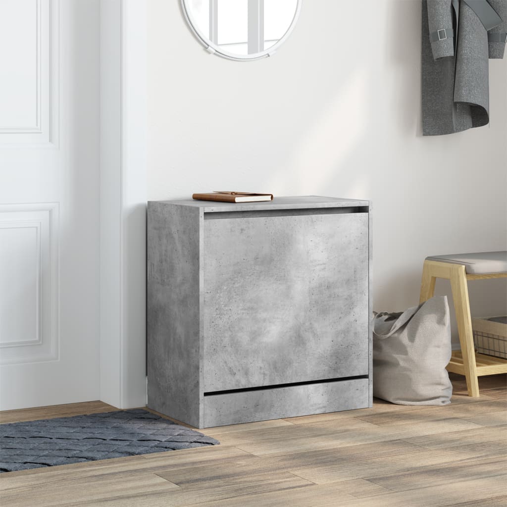 skoreol 60x34x63,5 cm konstrueret træ betongrå