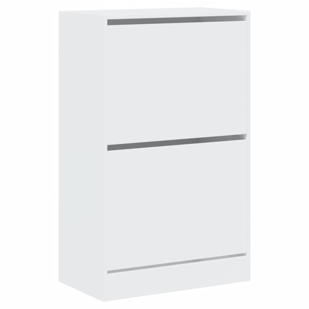 skoreol 60x34x96,5 cm konstrueret træ hvid