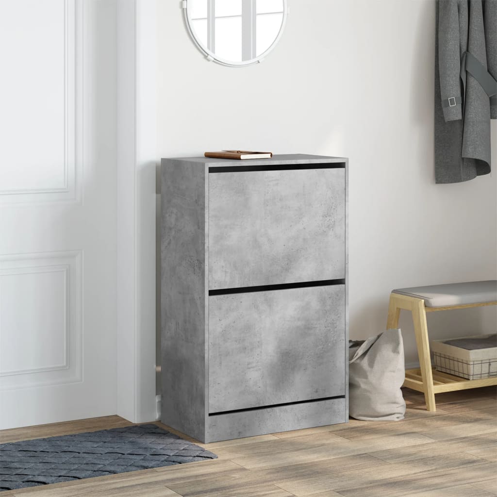skoreol 60x34x96,5 cm konstrueret træ betongrå
