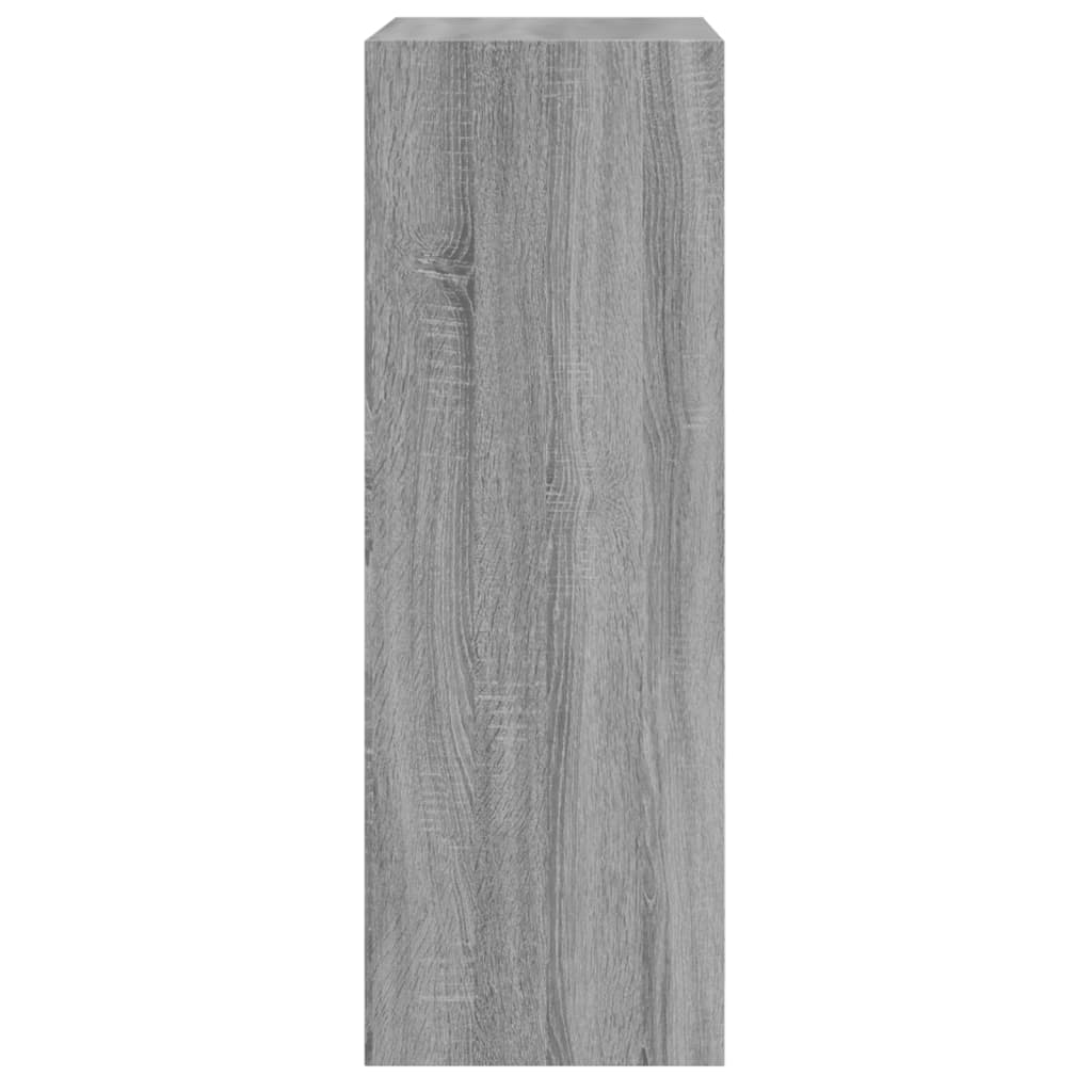 skoreol 60x34x96,5 cm konstrueret træ grå sonoma-eg