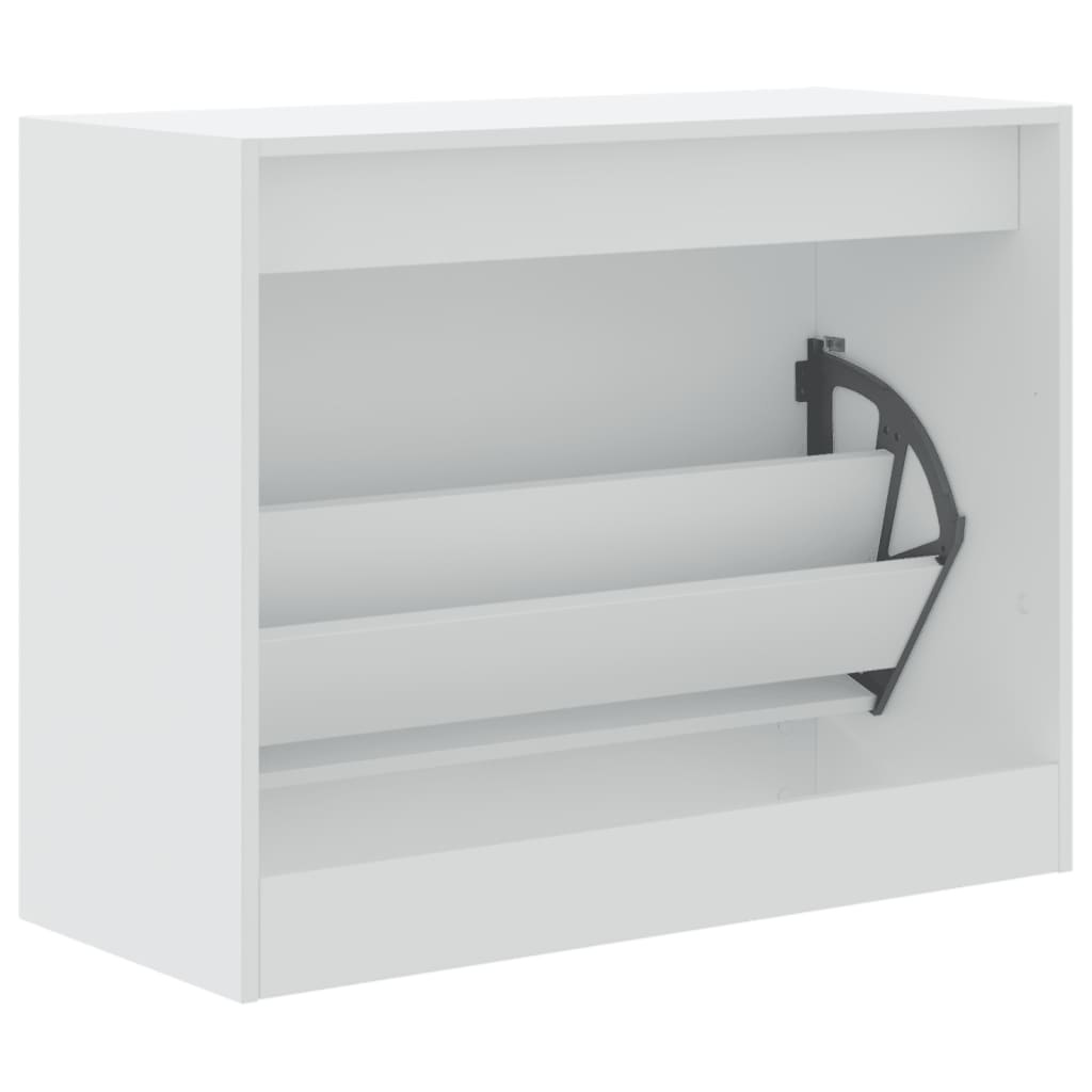 skoreol 80x34x63 cm konstrueret træ hvid