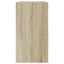 skoreol 80x34x63 cm konstrueret træ sonoma-eg