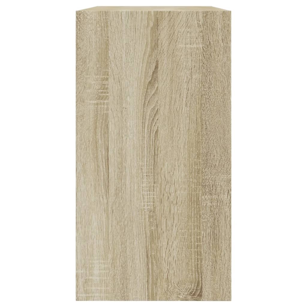 skoreol 80x34x63 cm konstrueret træ sonoma-eg