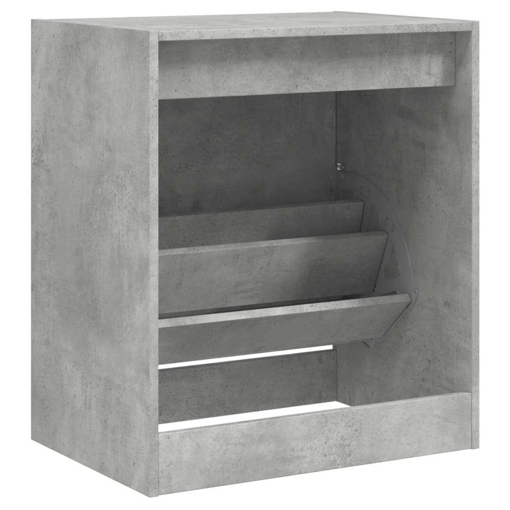 skoreol 60x42x69 cm konstrueret træ betongrå