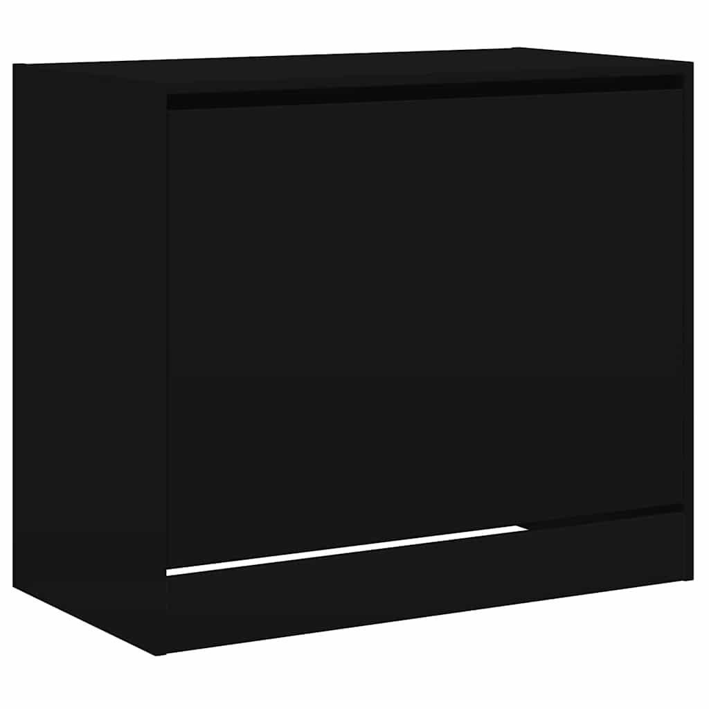 skoreol 80x42x69 cm konstrueret træ sort